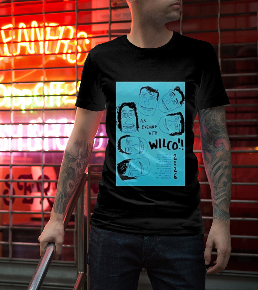 An Evening With Wilco 2026 Tour April & May T-Shirt