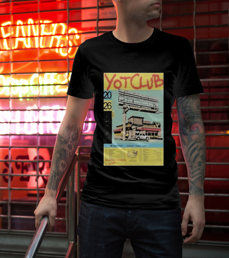 Yot Club 2026 Spring Tour North America Dates With Support From Zzzahara Remy Carr T-Shirt