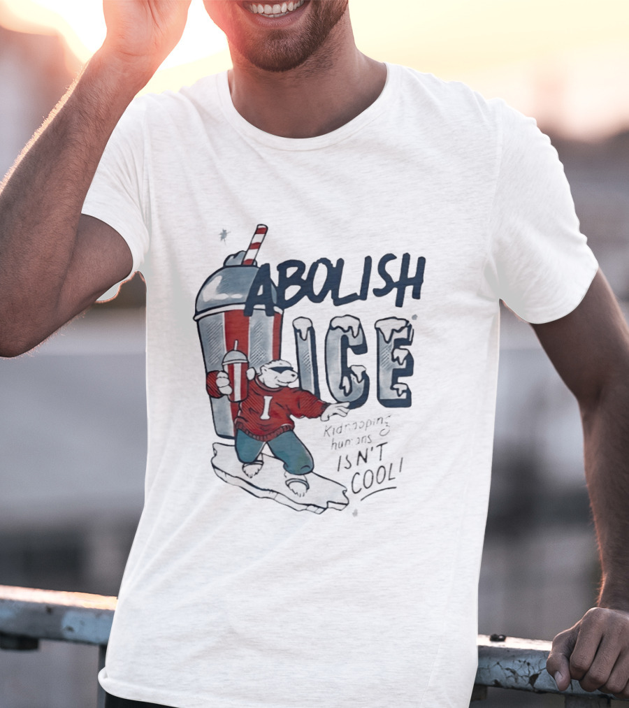 Abolish ICE Polar Bear With Soda Kidnapping Humans Isn't T-Shirt