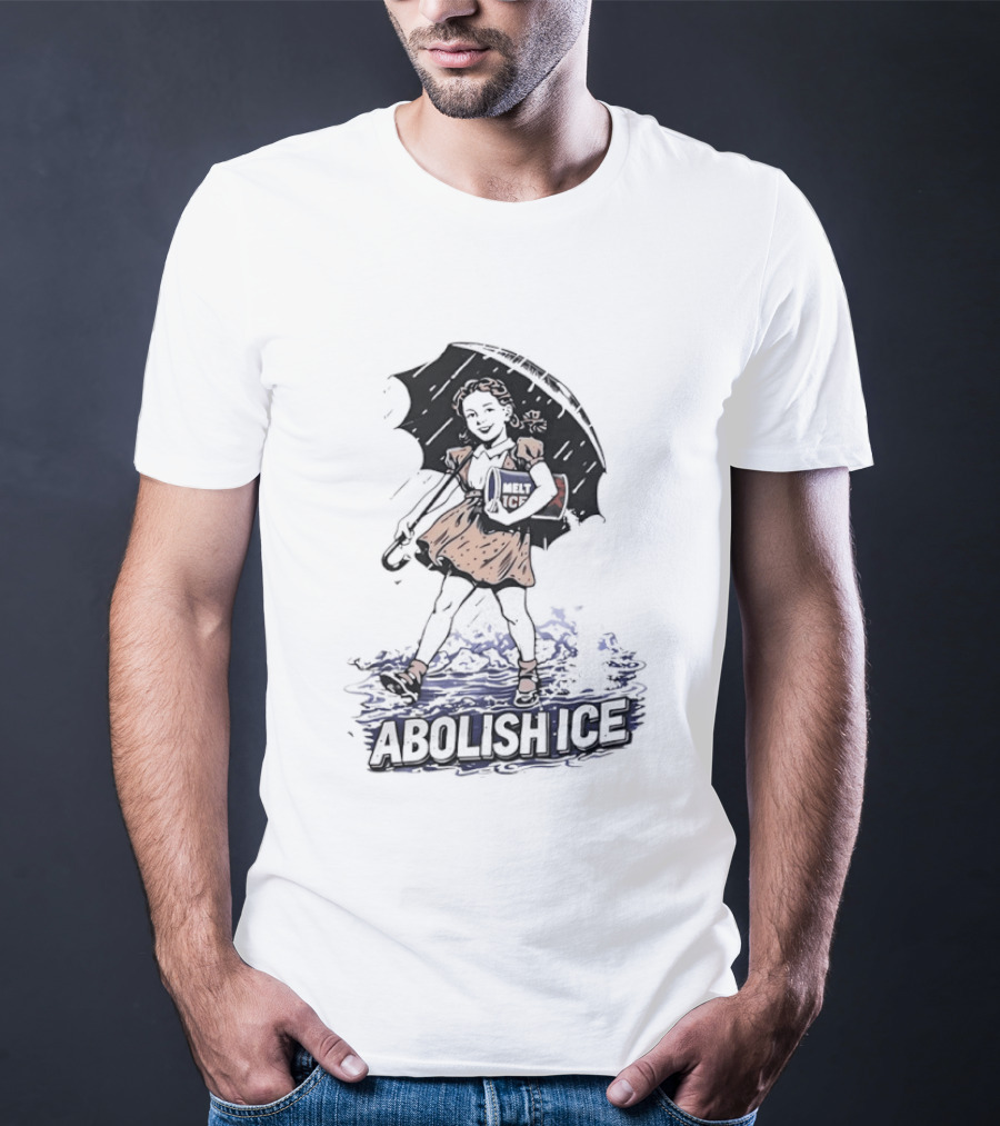 Abolish ICE Salt Girl Activism Umbrella T-Shirt