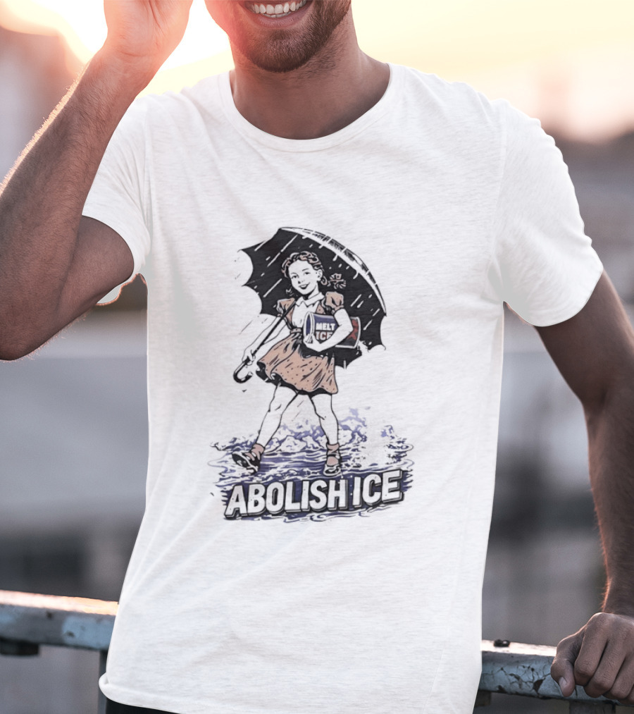 Abolish ICE Salt Girl Activism Umbrella T-Shirt