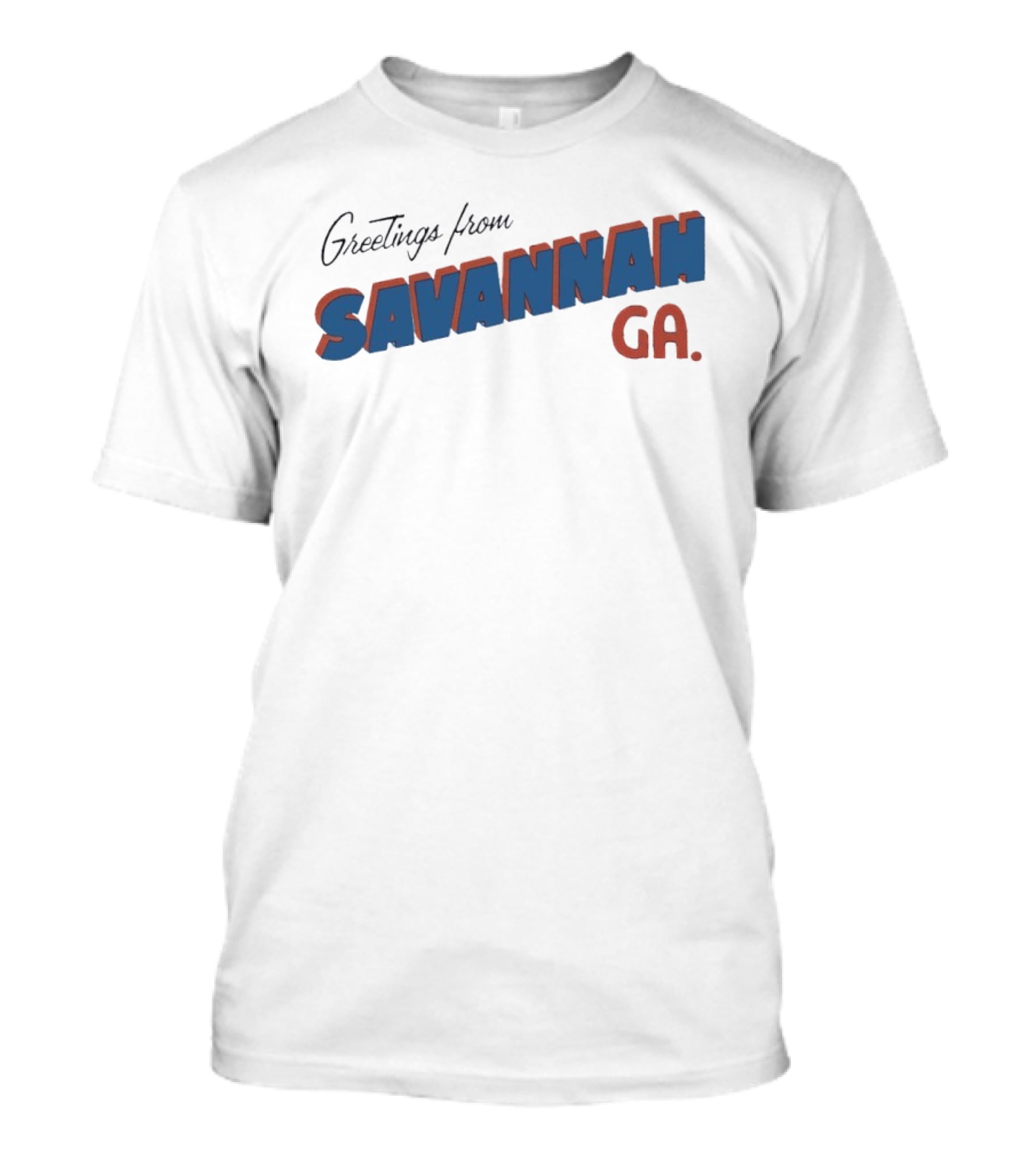 Greetings From Savannah Georgia GA T-Shirt