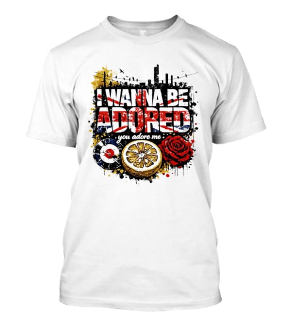 I Wanna Be Adored You Adore Me Urban Rose Lemon Skyline T-Shirt