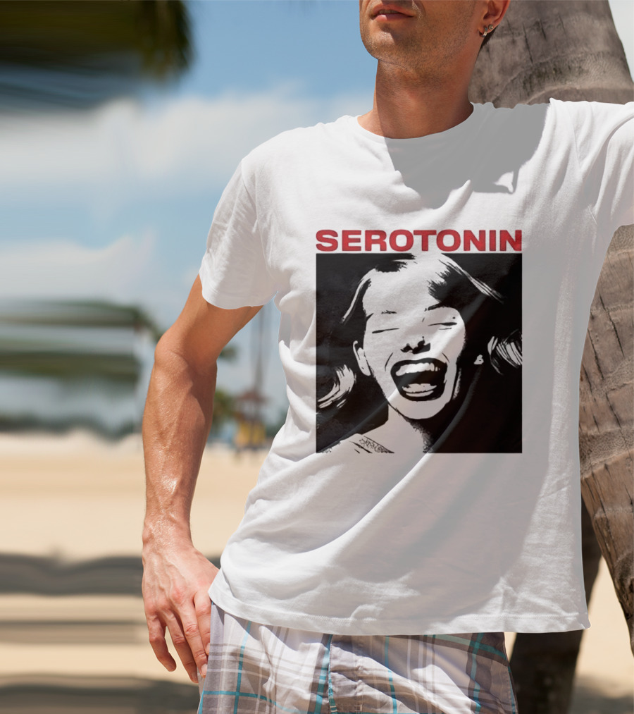 Joris Voorn Serotonin Bold Red Joyful Face T-Shirt