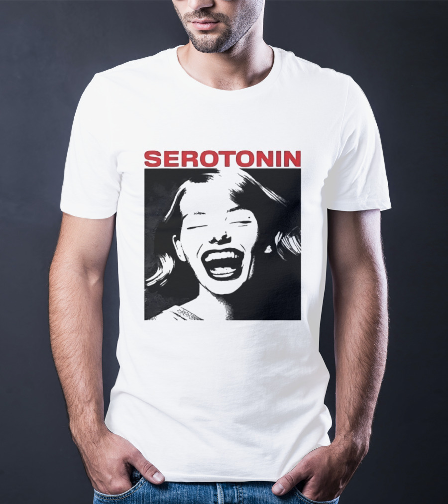 Joris Voorn Serotonin Bold Red Joyful Face T-Shirt
