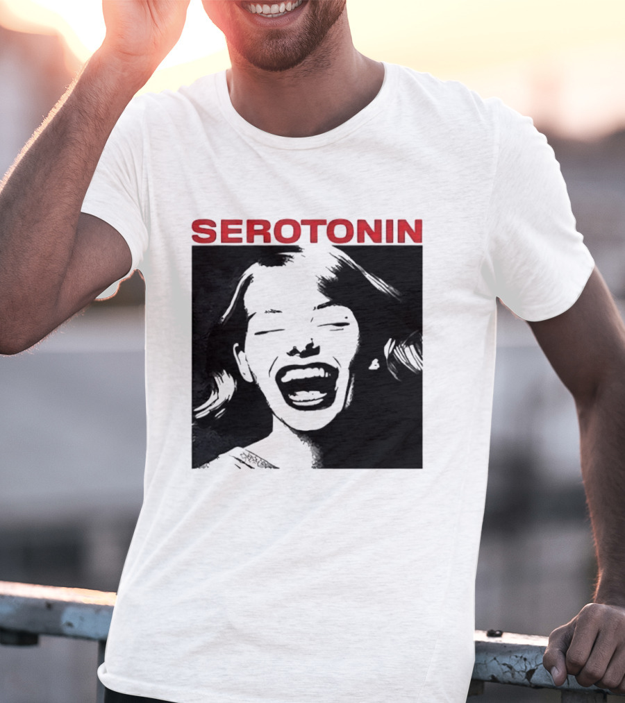 Joris Voorn Serotonin Bold Red Joyful Face T-Shirt