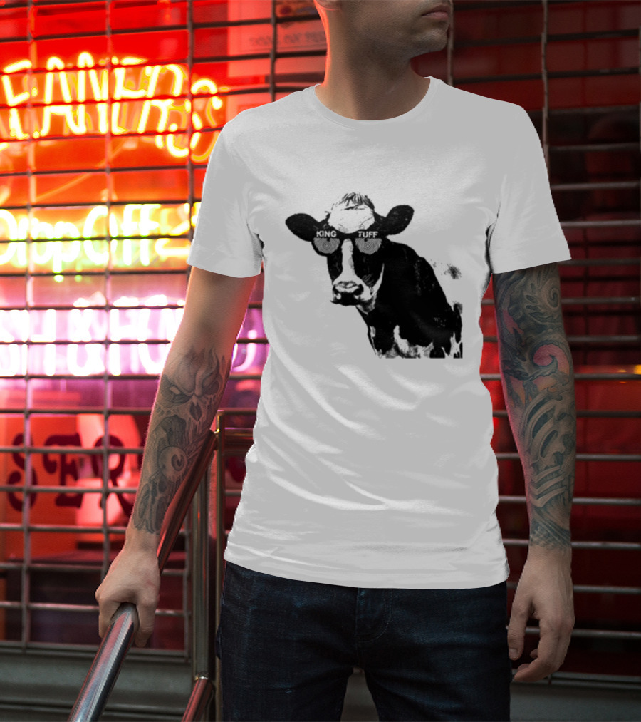 King Tuff X Ray Cow Illustration Holstein T-Shirt