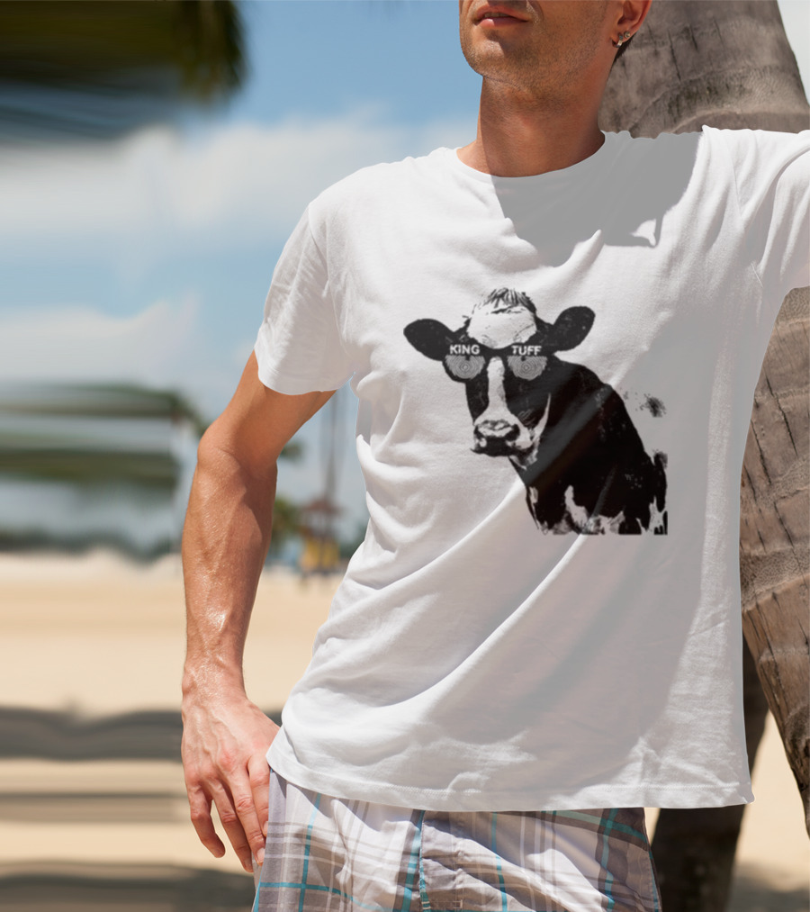 King Tuff X Ray Cow Illustration Holstein T-Shirt