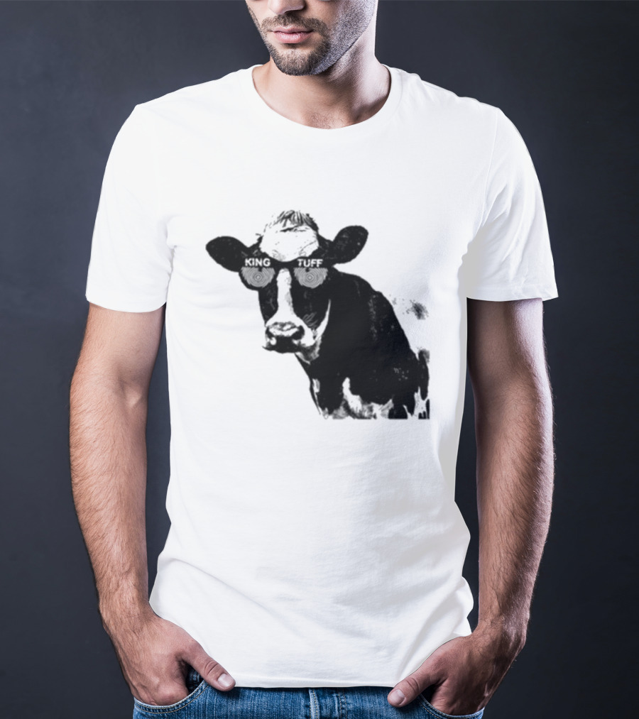King Tuff X Ray Cow Illustration Holstein T-Shirt