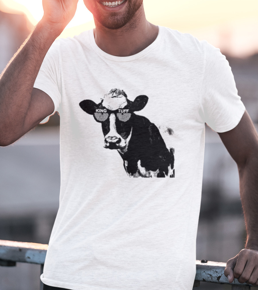 King Tuff X Ray Cow Illustration Holstein T-Shirt