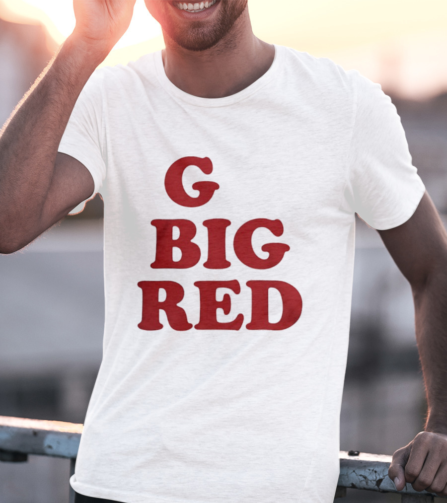 Nebraska Cornhuskers G Big Red Football Fan Gear T-Shirt