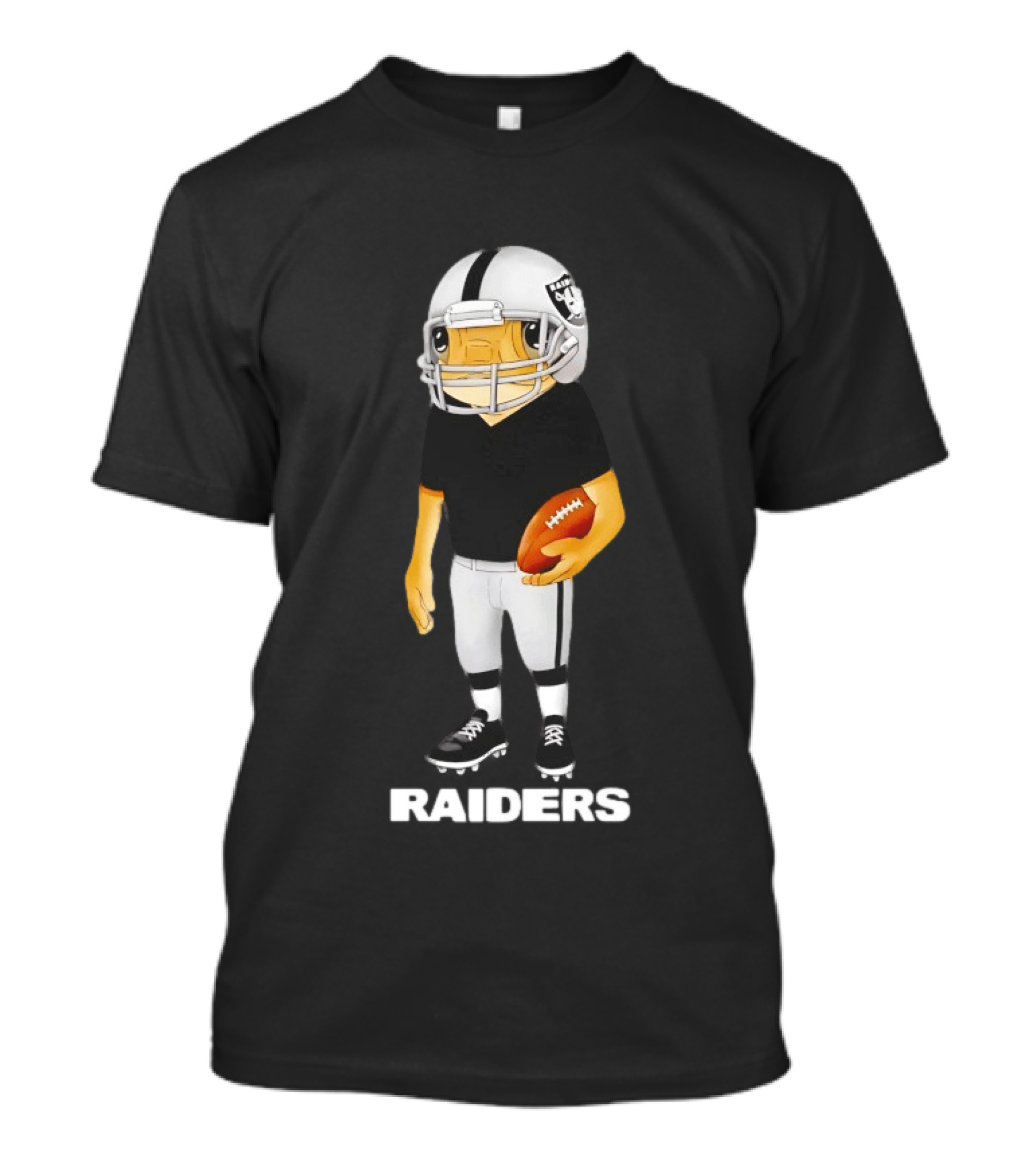Bad Bunny X Las Vegas Raiders Concho Football Character Raiders T-Shirt
