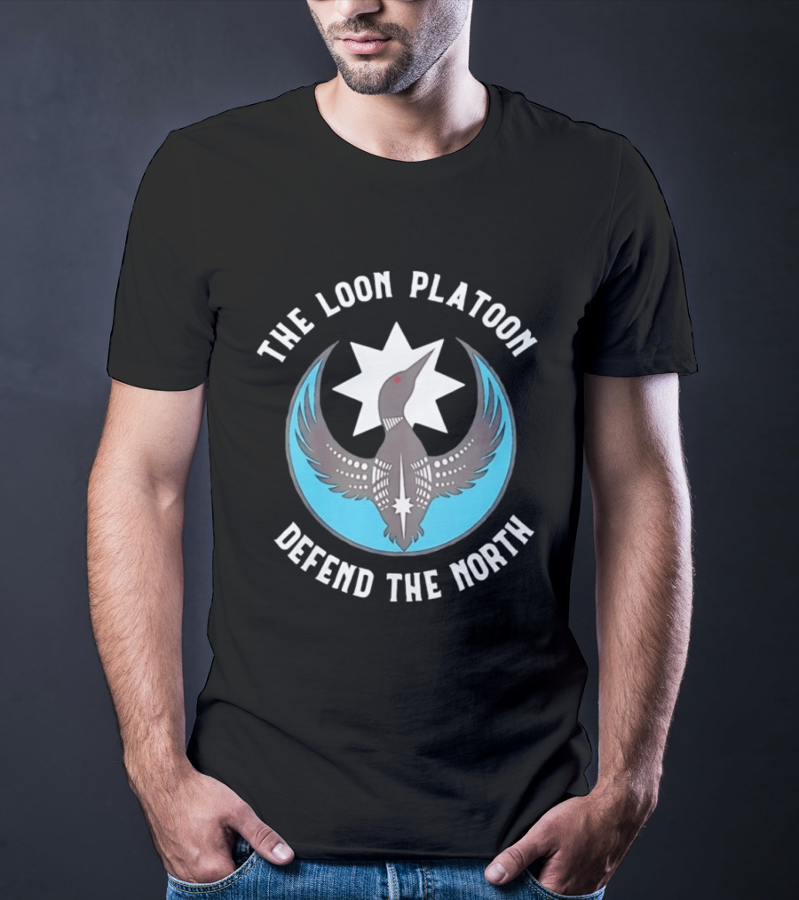 The Loon Platoon Defend The North Starbird T-Shirt