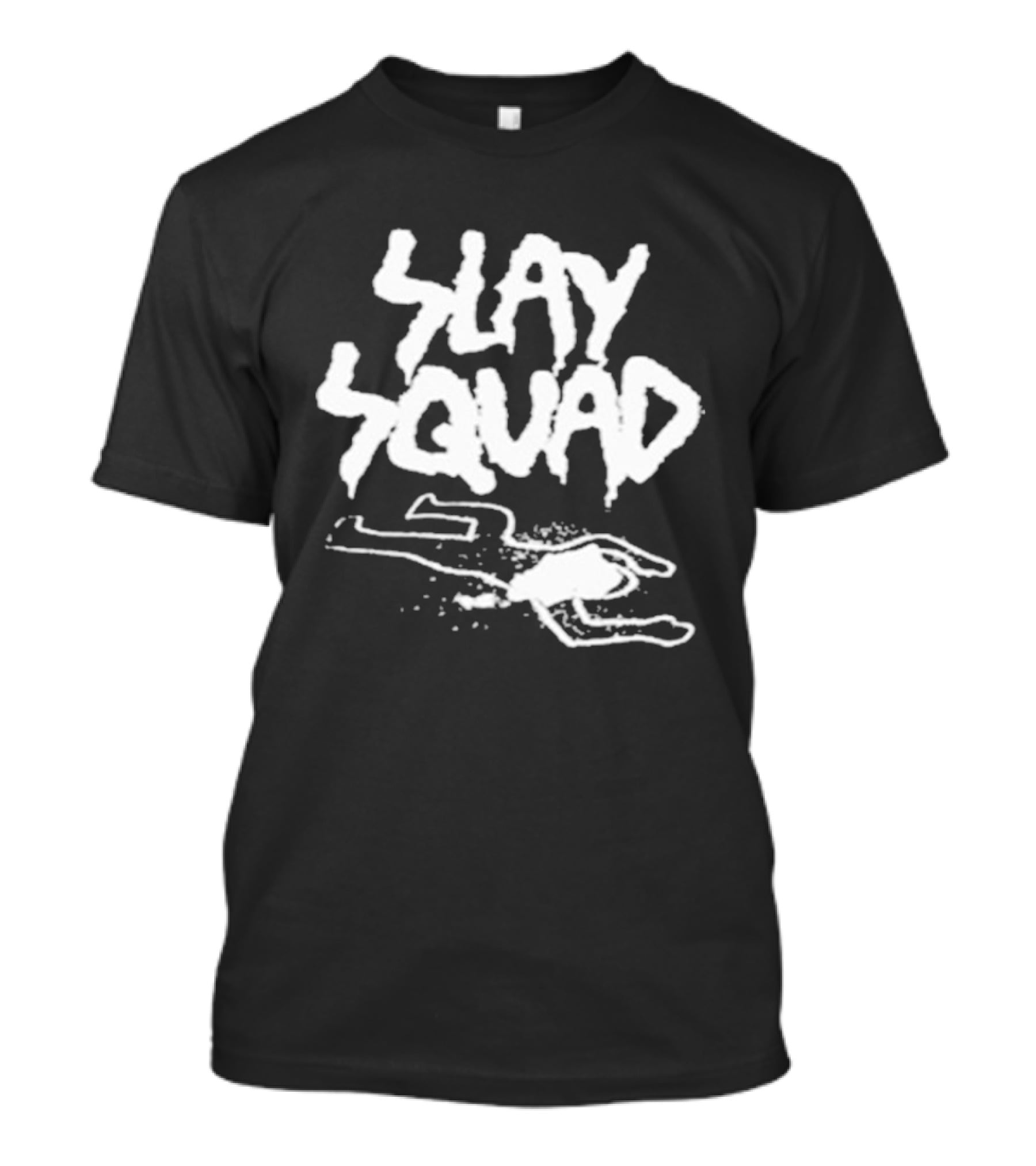 Slay Squad Do Not Cross Outline Stencil T-Shirt