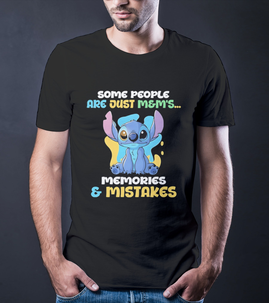 Some People Are Just Mem's Memories And Mistakes Stitch T-Shirt