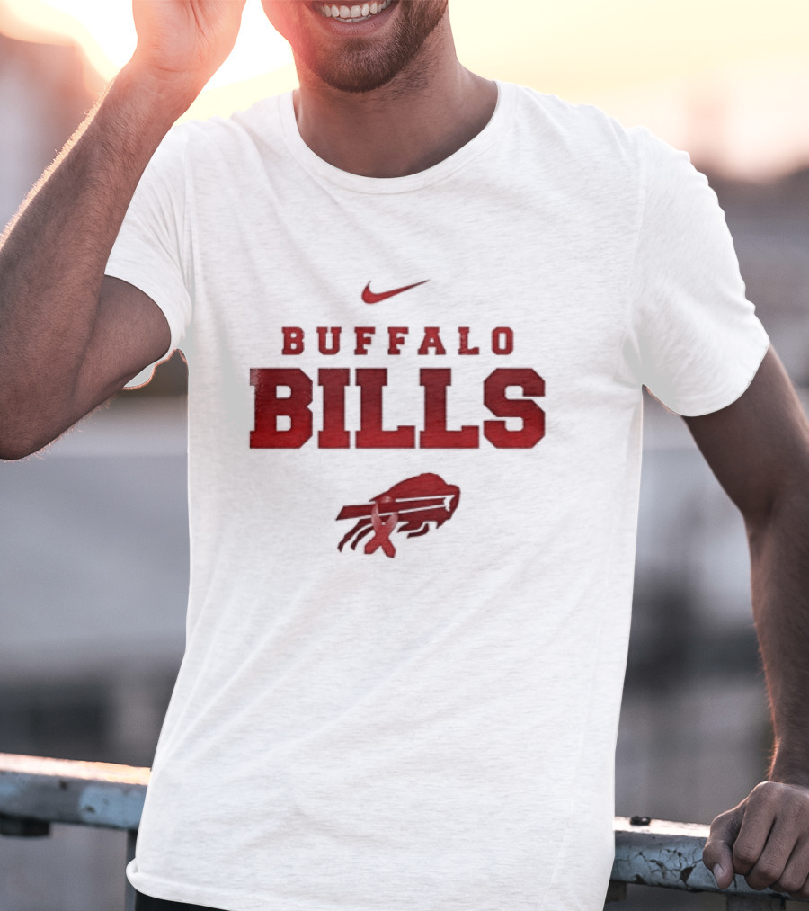 Buffalo Bills Nike Red February American Heart Month T-Shirt