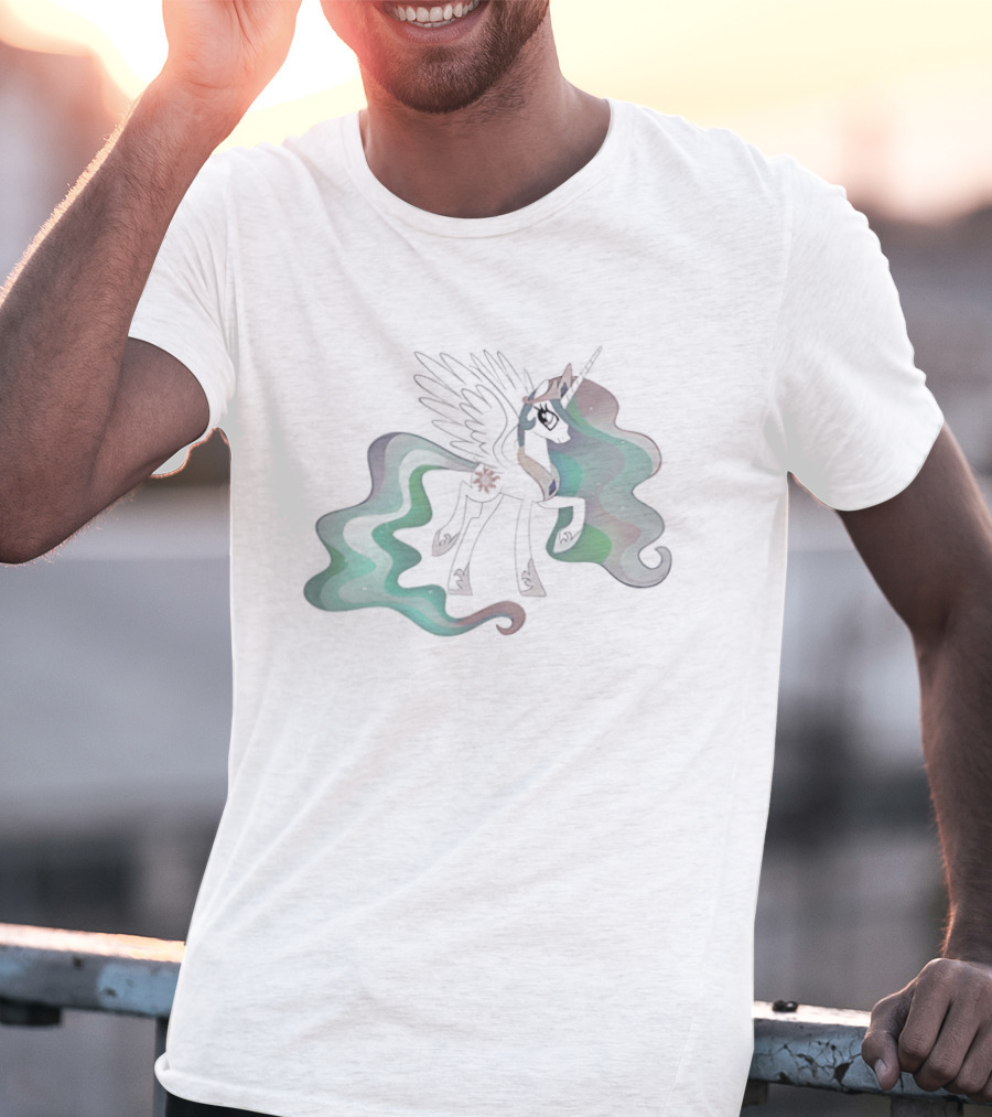 Unicorn Princess Celestia John Felix Cena Wings And Horn Fantasy Fusion T-Shirt