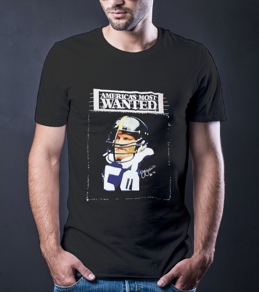 America's Most Wanted Jack Lambert 58 Football Legend T-Shirt