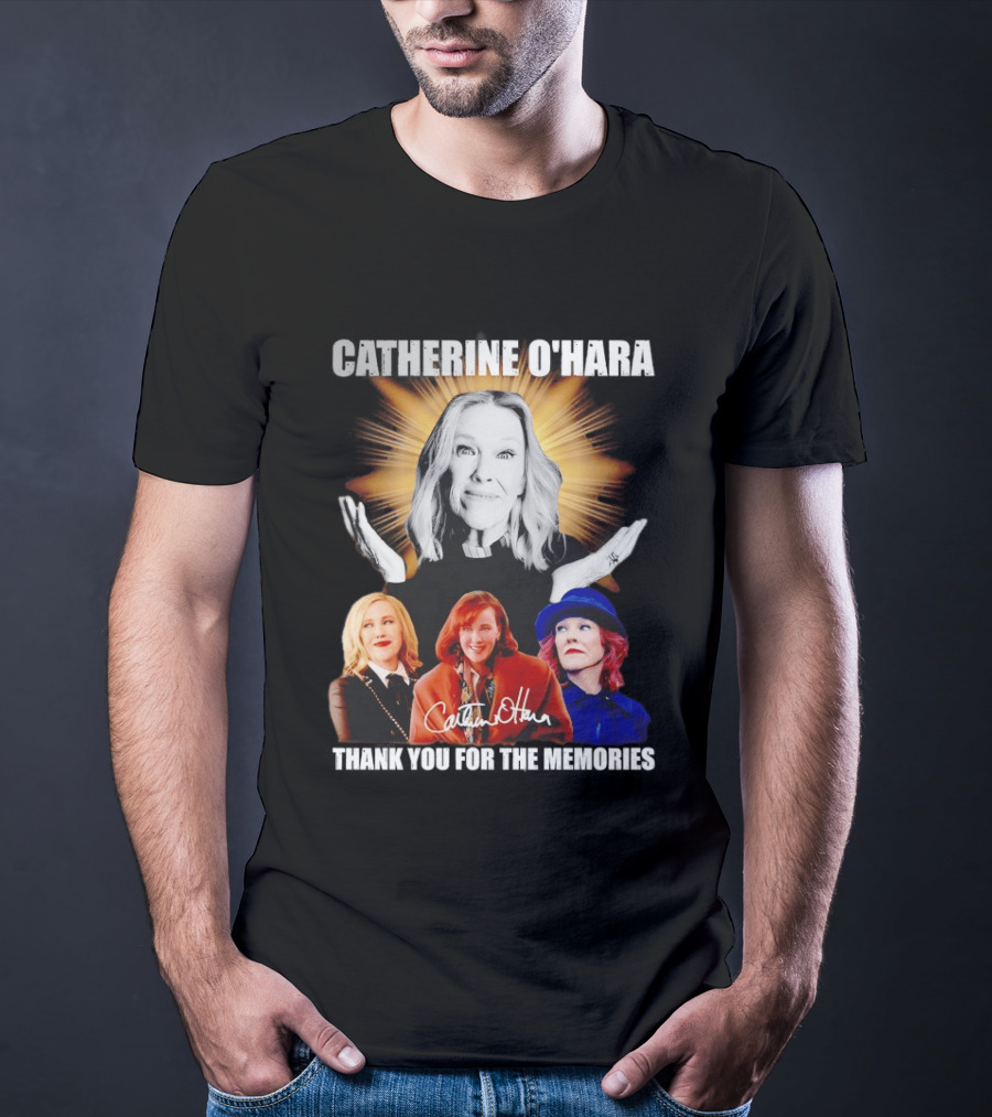Catherine O'Hara Thank You For The Memories Iconic Roles Signature T-Shirt