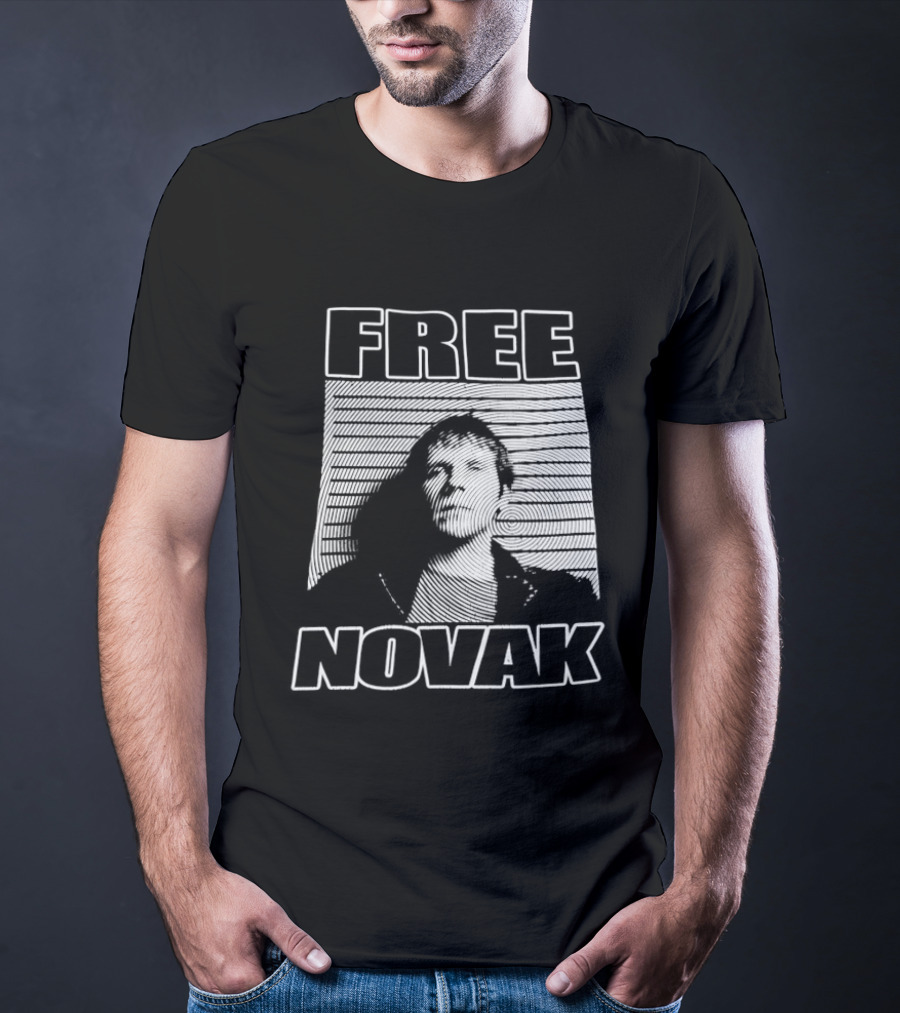 Free Novak Tennis Star Fan Support T-Shirt