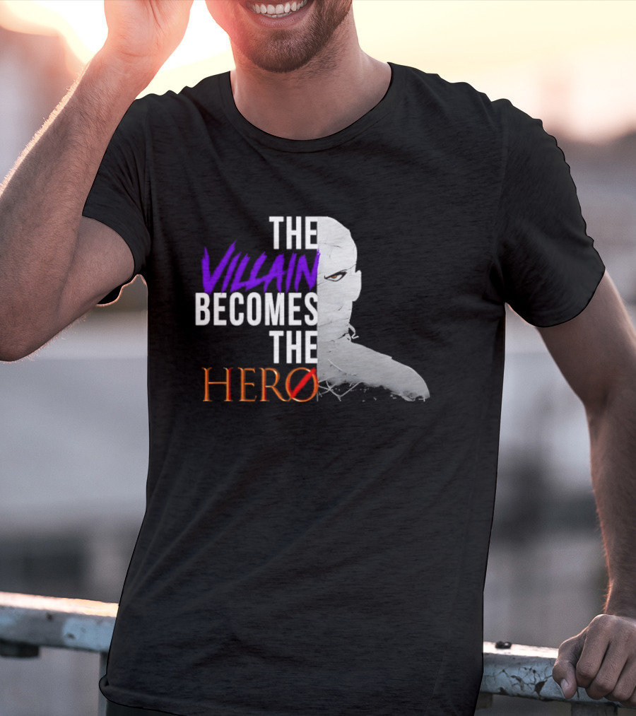 The Villain Becomes The Hero Manga Inspired Transformation T-Shirt
