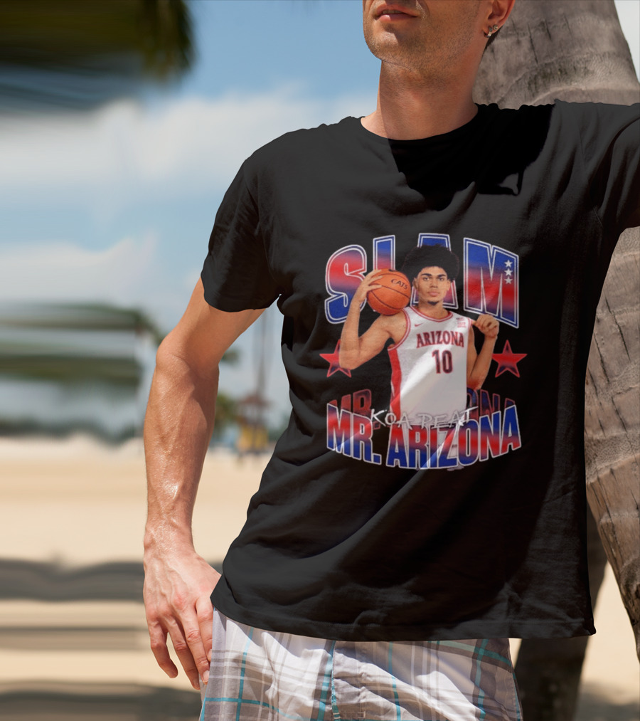 Koa Peat Arizona Basketball Slam Mr Arizona T-Shirt