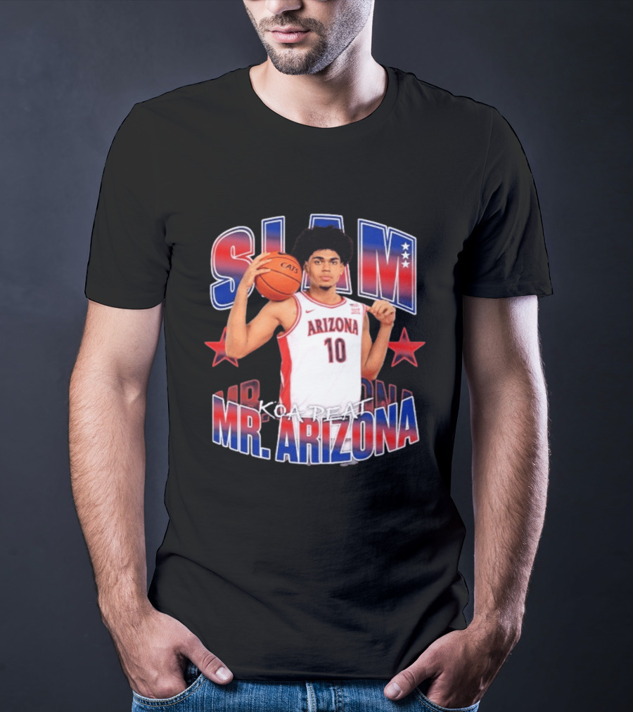Koa Peat Arizona Basketball Slam Mr Arizona T-Shirt