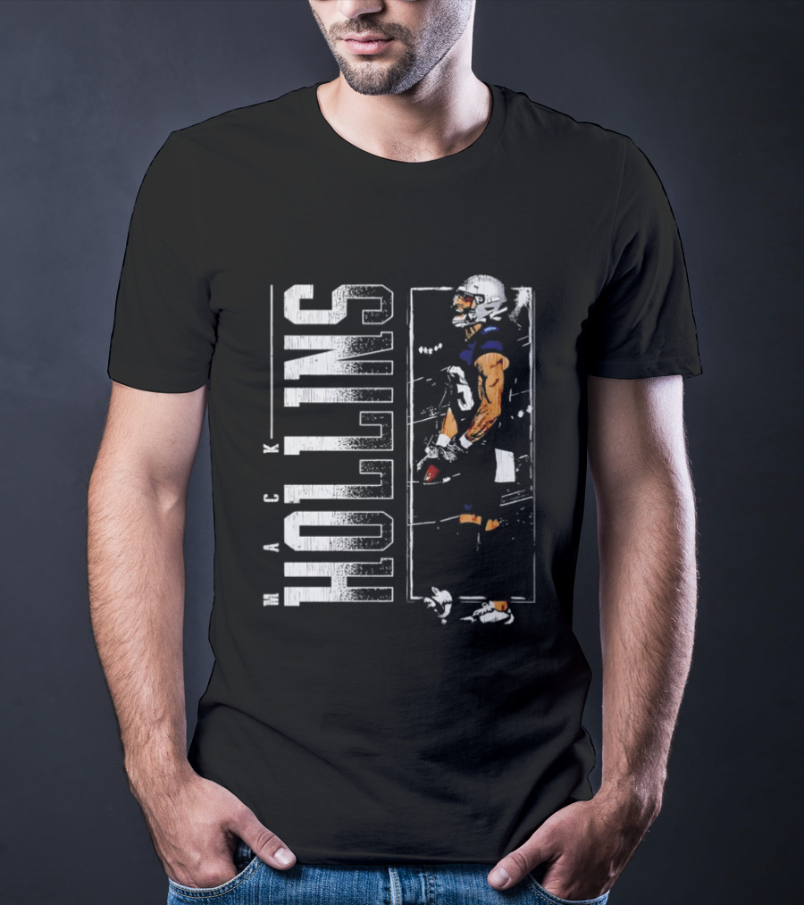 Mack Hollins New England Patriots Vertical Football Gear T-Shirt