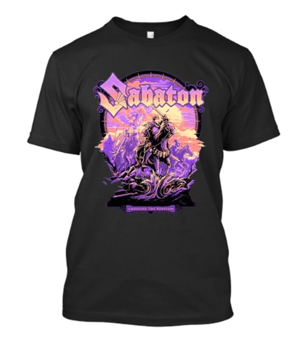 Sabaton Crossing The Rubicon Caesar's Crossing Purple Sunset T-Shirt