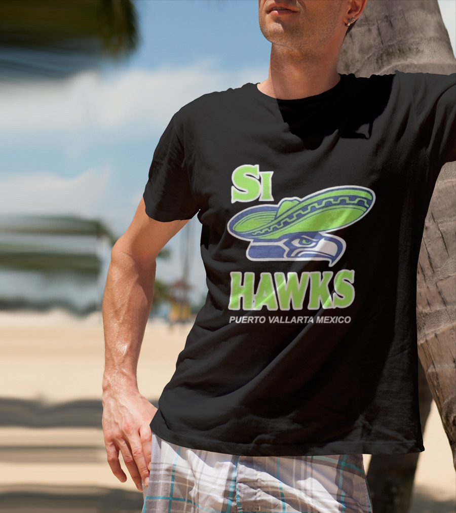 Si Hawks El Verdes De Nuevo T-Shirt