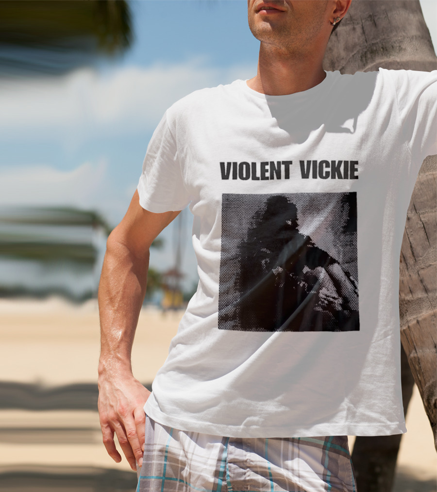 Violent Vickie Pixel Art Visual T-Shirt