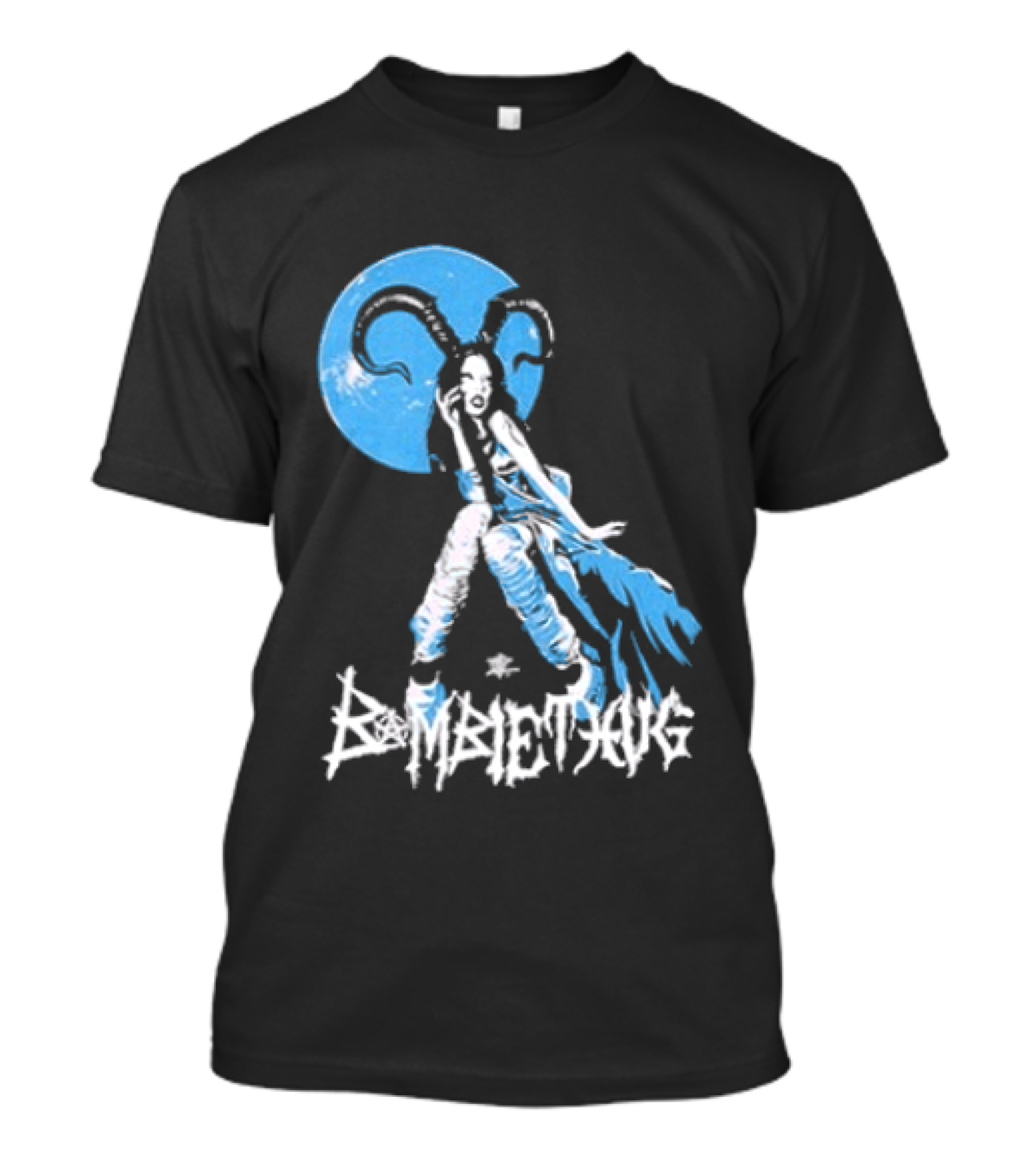 Bambie Thug Crown The Witch Tour 2024 Dates Ethereal Blue Warrior T-Shirt