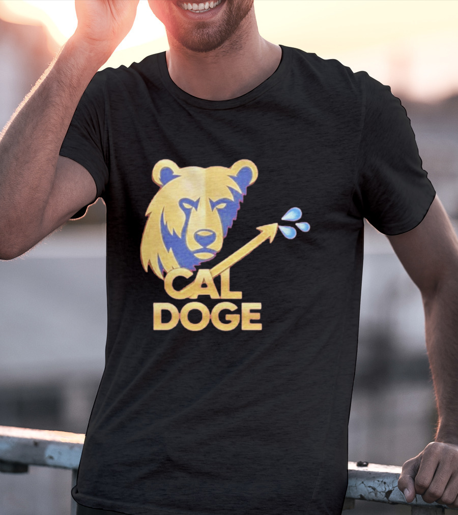CAL DOGE California Bear Arrow Splash T-Shirt