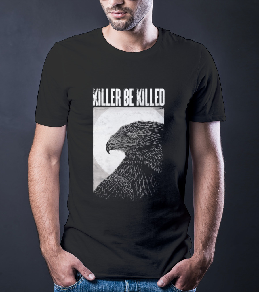 Killer Be Killed Black And White Eagle T-Shirt