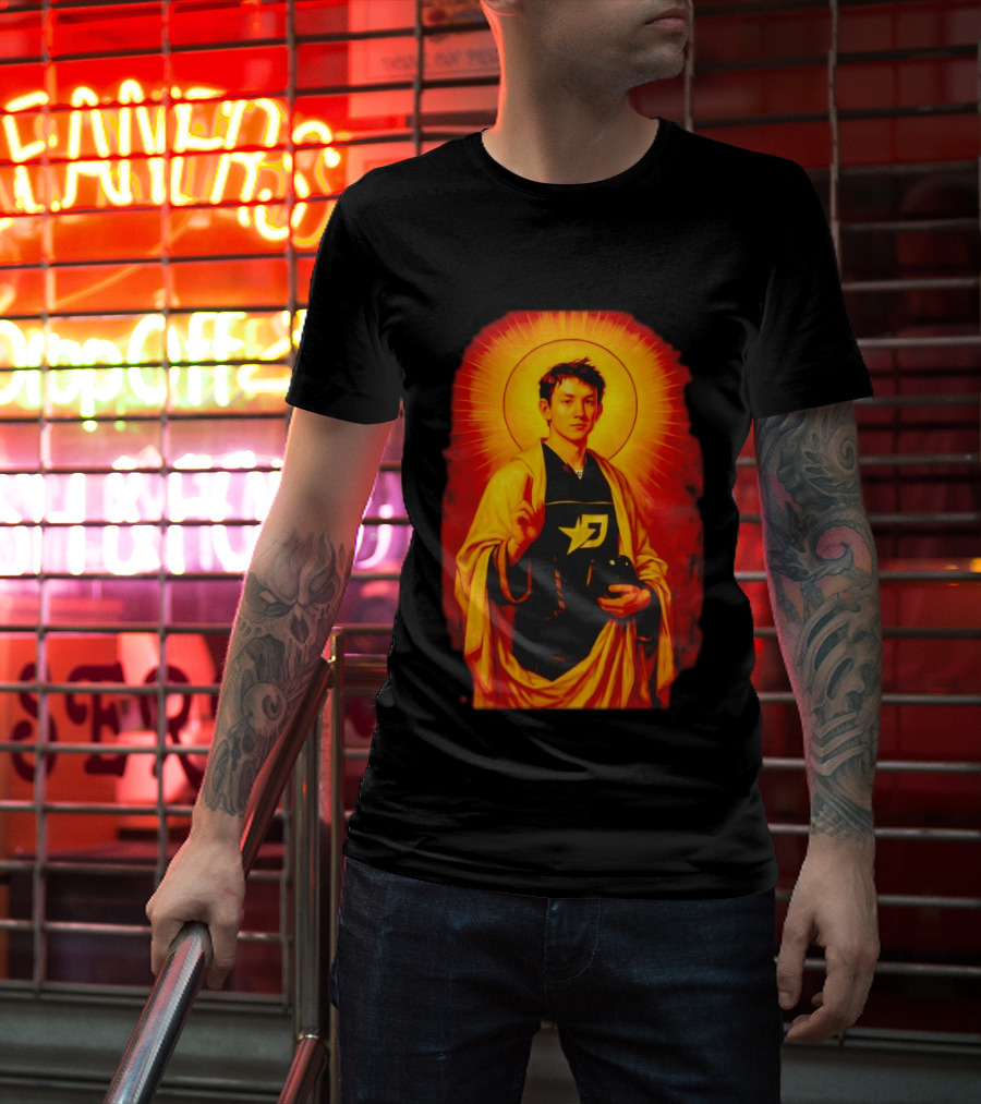 Saint Max Verstappen F1 Racing Iconic Imagery With Halo And Driver T-Shirt