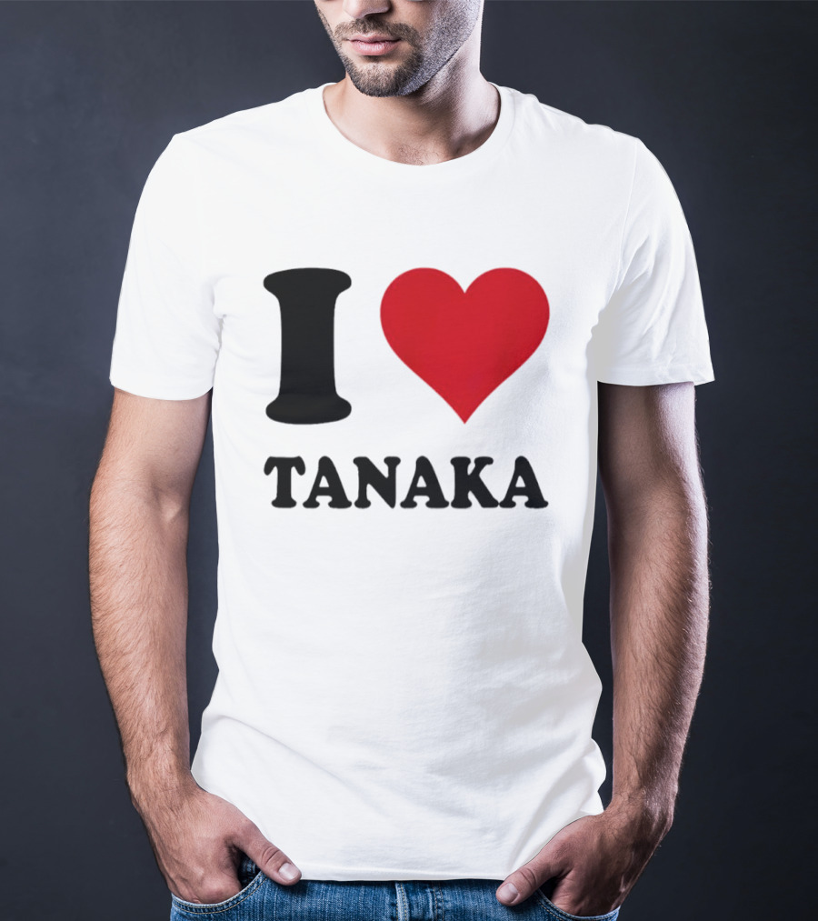 I Love Tanaka Ao Tanaka Leeds United FC T-Shirt