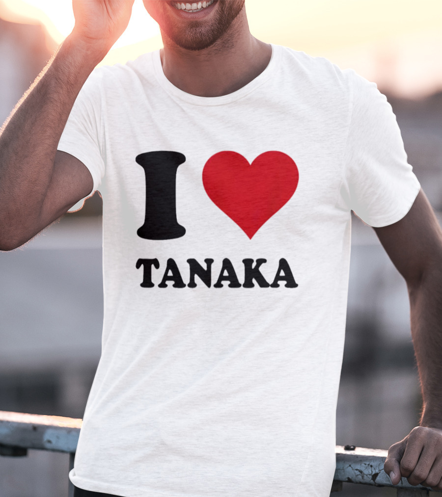 I Love Tanaka Ao Tanaka Leeds United FC T-Shirt