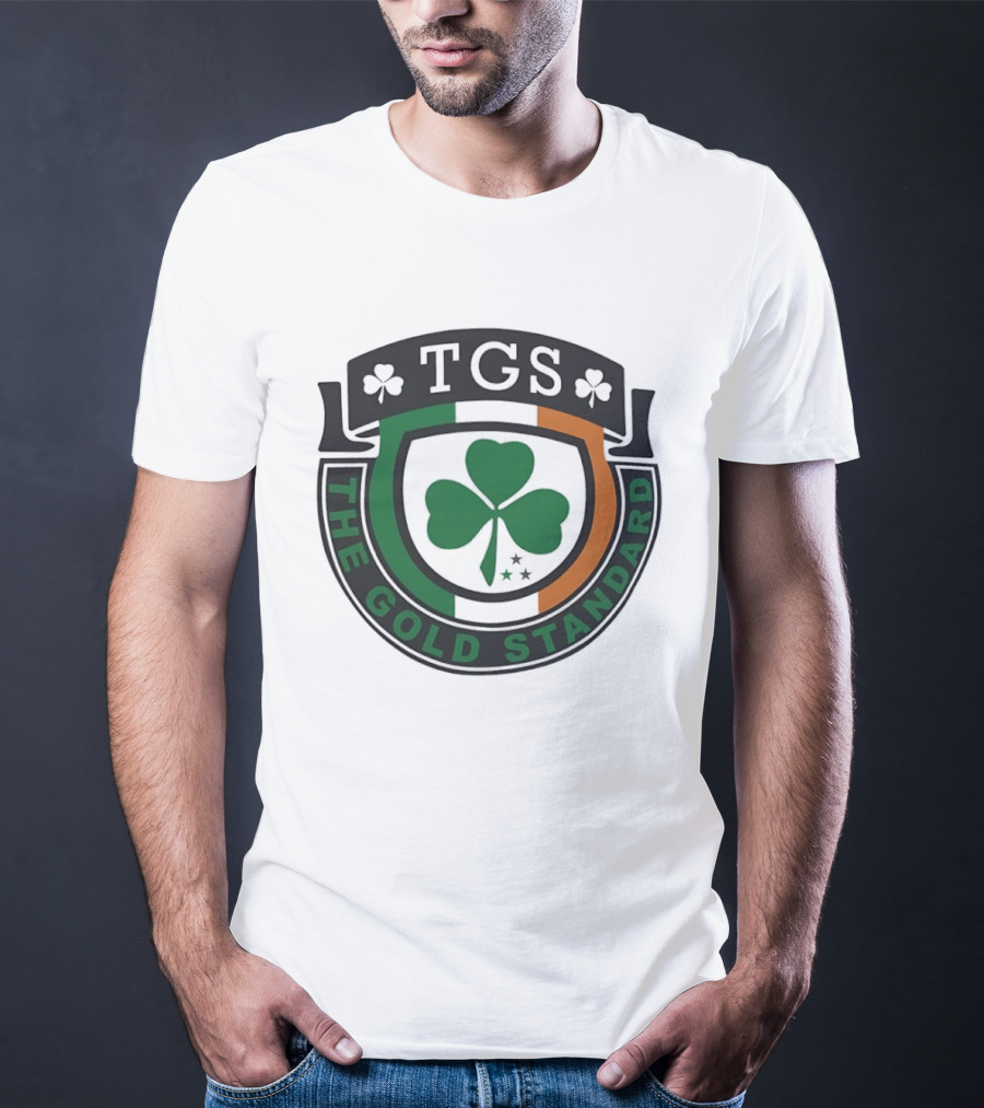 TGS The Gold Standard Shamrock Emblem With Irish T-Shirt