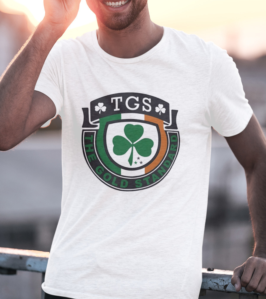 TGS The Gold Standard Shamrock Emblem With Irish T-Shirt