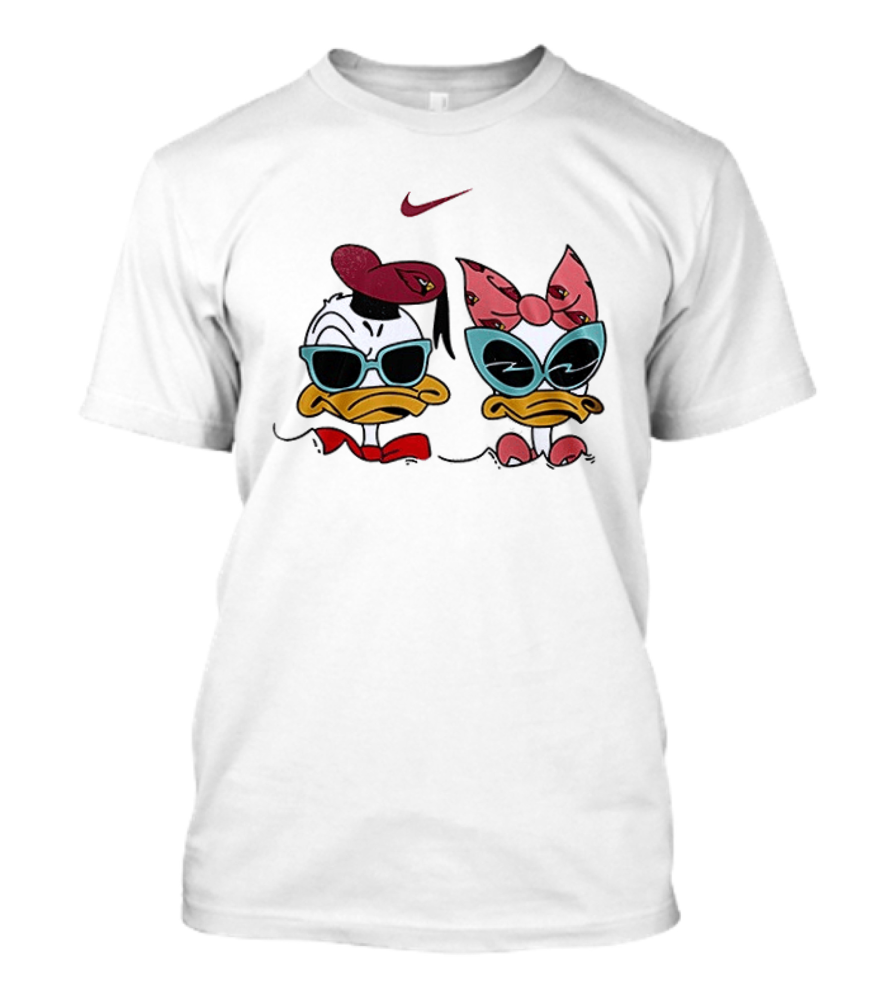 Arizona Cardinals Donald Daisy Duck Nike Collaboration T-Shirt