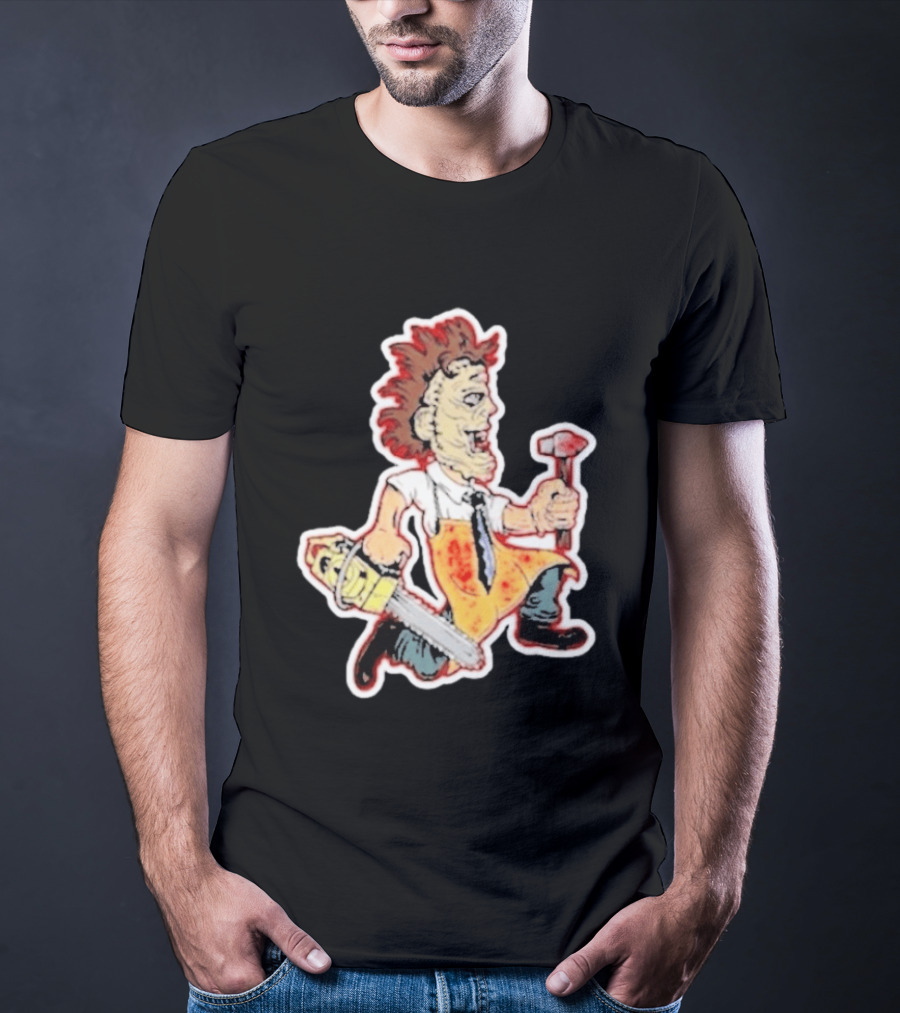 Insane Clown Posse X Leatherface Chainsaw Character Collaboration T-Shirt