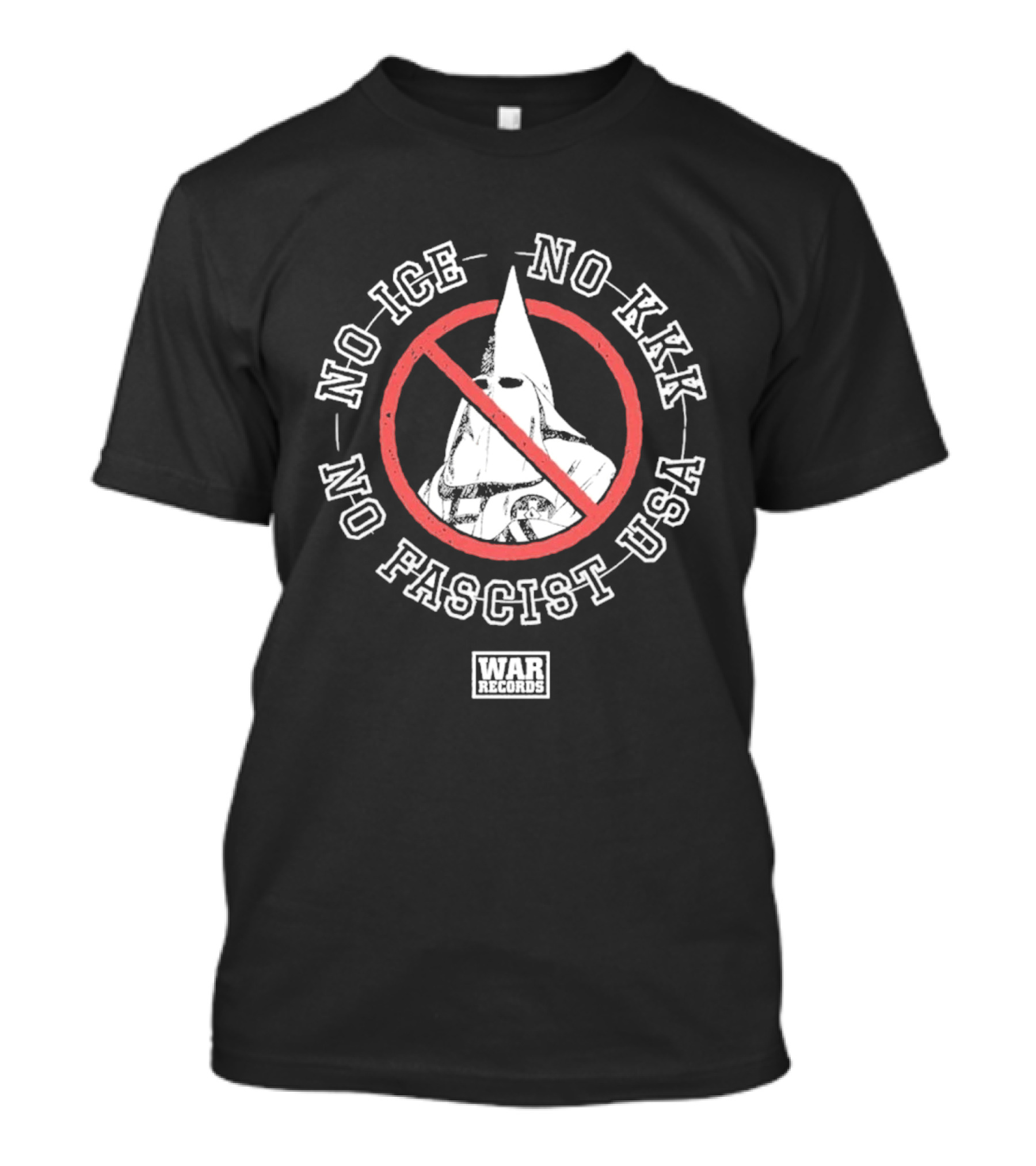 No Ice No KKK No Fascist USA War Protest T-Shirt