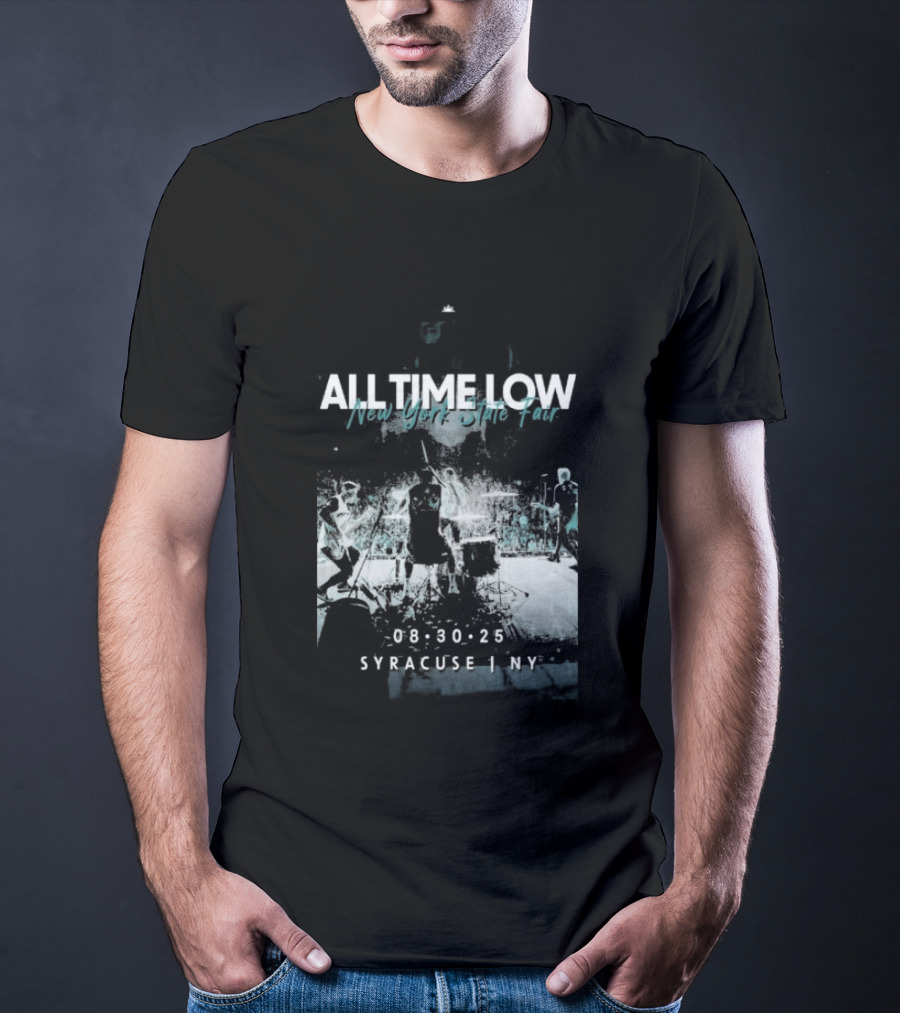 All Time Low New York State Fair Syracuse NY Aug 30 2025 T-Shirt