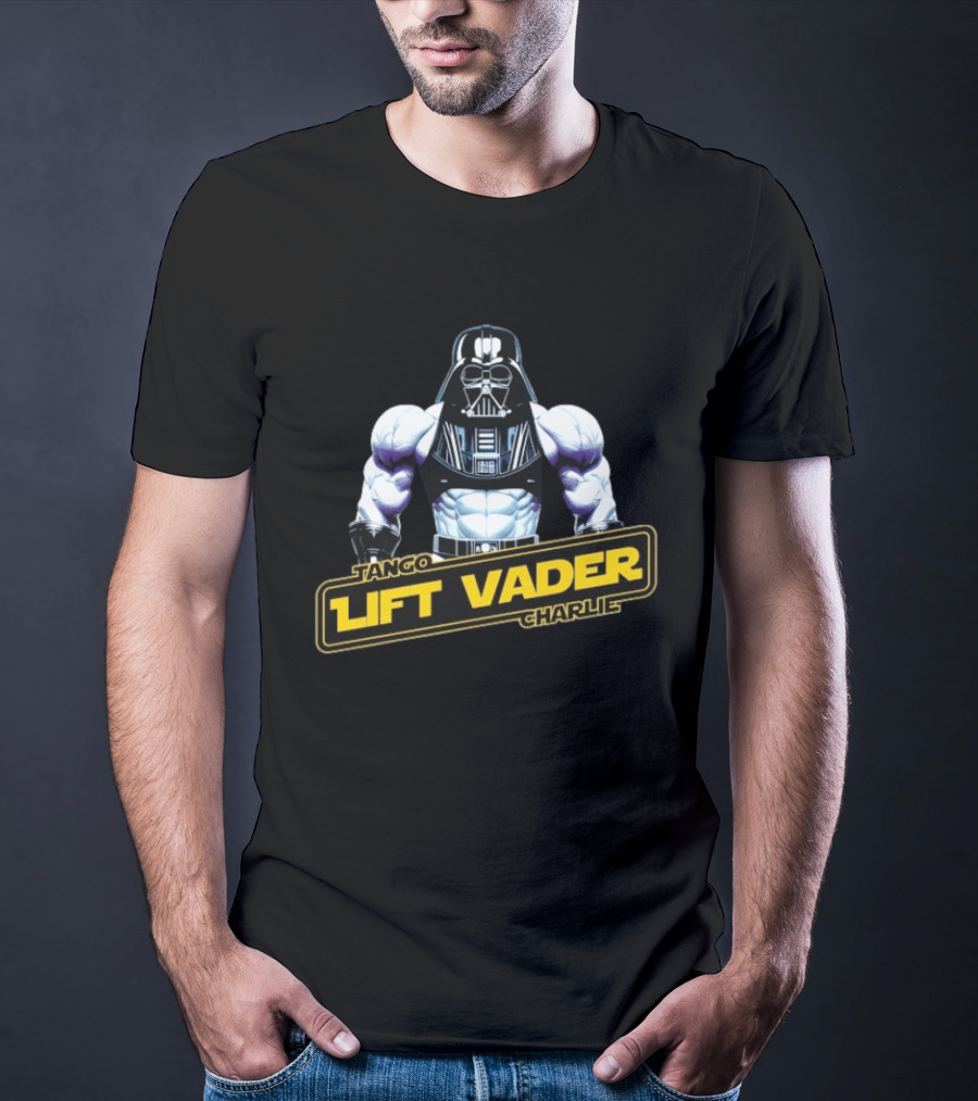 Tango Lift Vader Charlie Star Wars Buff Darth Vader T-Shirt