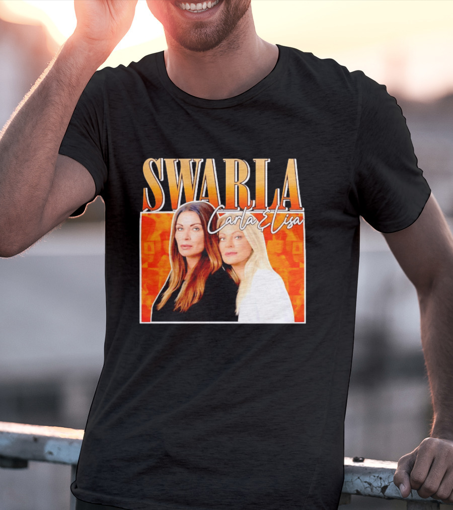 Swarla Carla And Lisa Iconic Orange T-Shirt