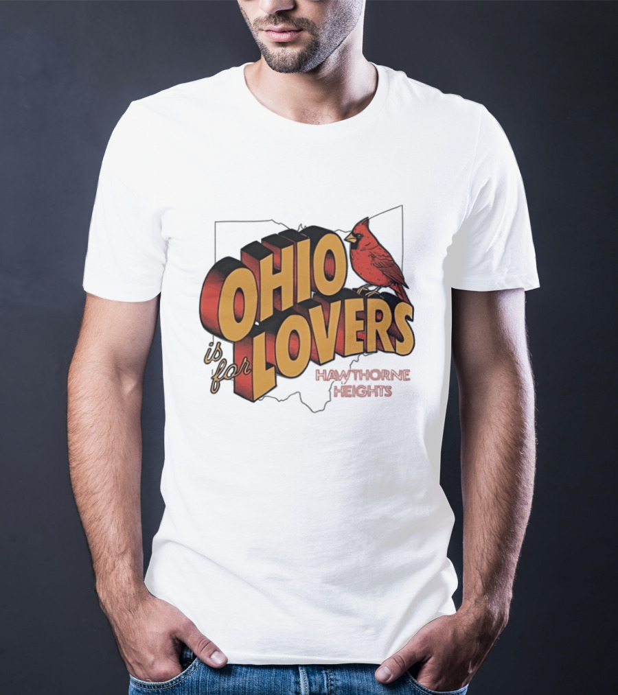 Ohio Is For Lovers Hawthorne Heights Cardinal T-Shirt