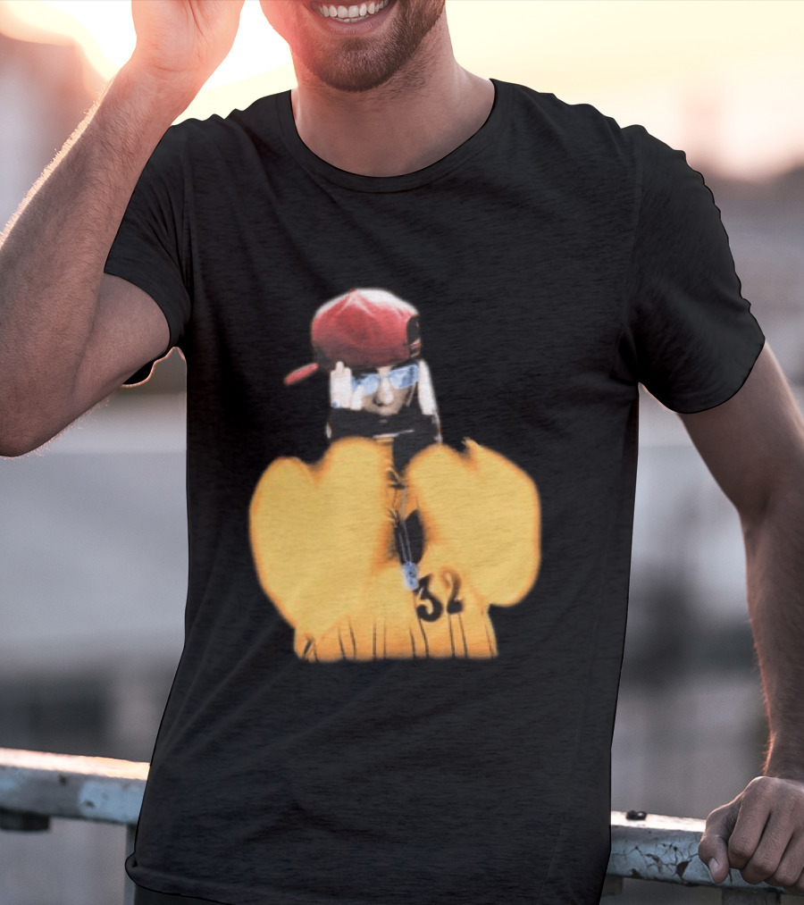 Billie Eilish Glasses Hit Me Hard And Soft Tour 2024 2025 Red Cap Style 32 T-Shirt