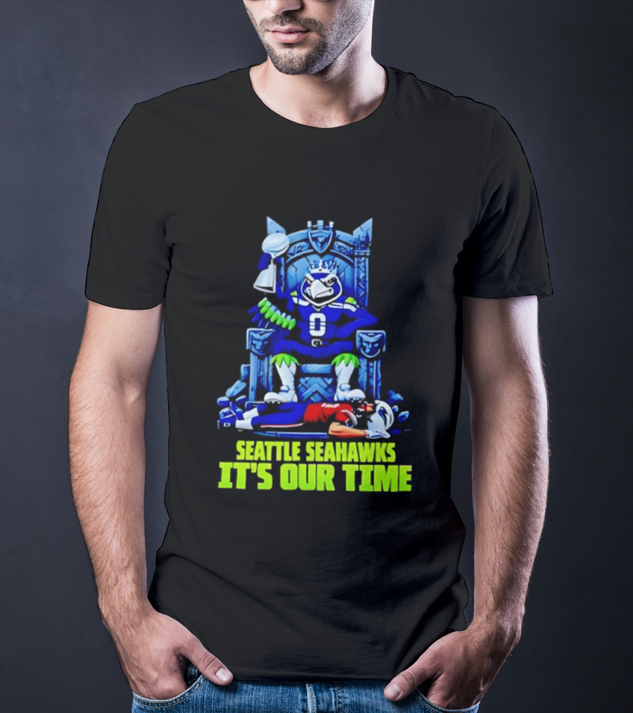 Seattle Seahawks It's Our Time 2026 Jaxon Smith Njigba Football T-Shirt
