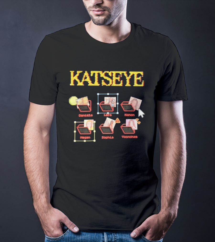 Katseye Internet Girl Darci Alexa Mignon Megan Sophia Yoonchae T-Shirt