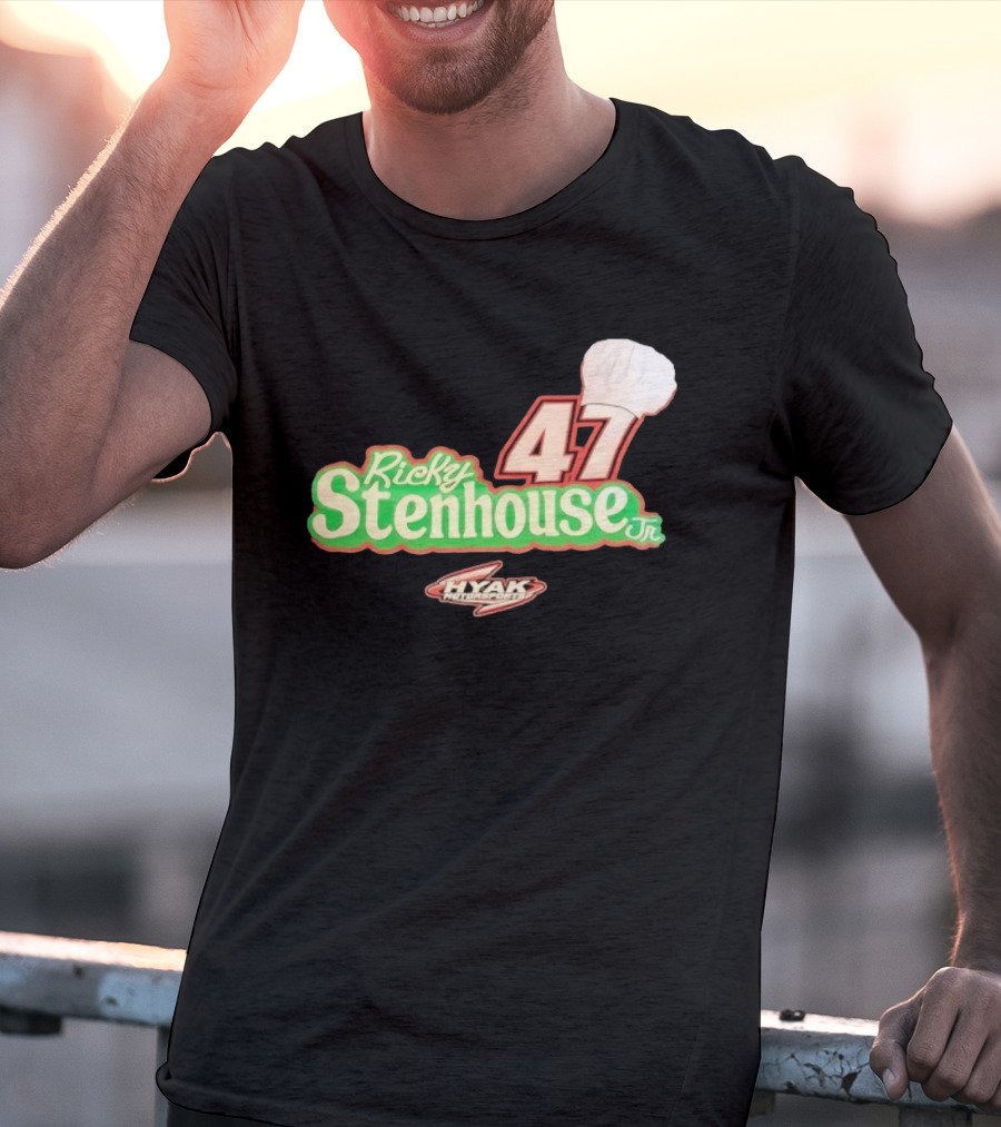 Ricky Stenhouse Jr 47 Hyak Motorsports Chef Hat T-Shirt